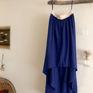 Royal Blue Elastic Skirt